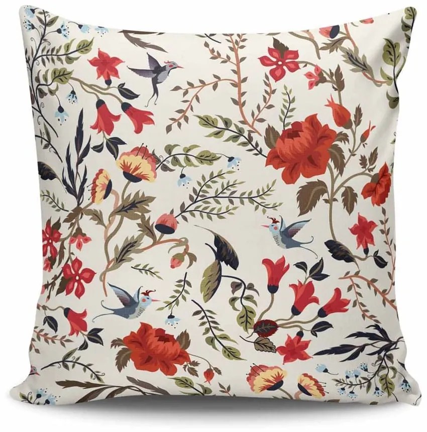 Μαξιλάρι Διακοσμητικό (Με Γέμιση) NKRLNT053 Multi Aberto Design 43X43 Cotton-Polyester