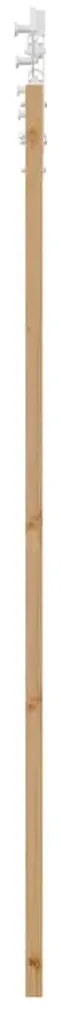 vidaXL Συρόμενη Πόρτα ORKDAL Καφέ 86 x 198.5 cm Μασίφ ξύλο πεύκου