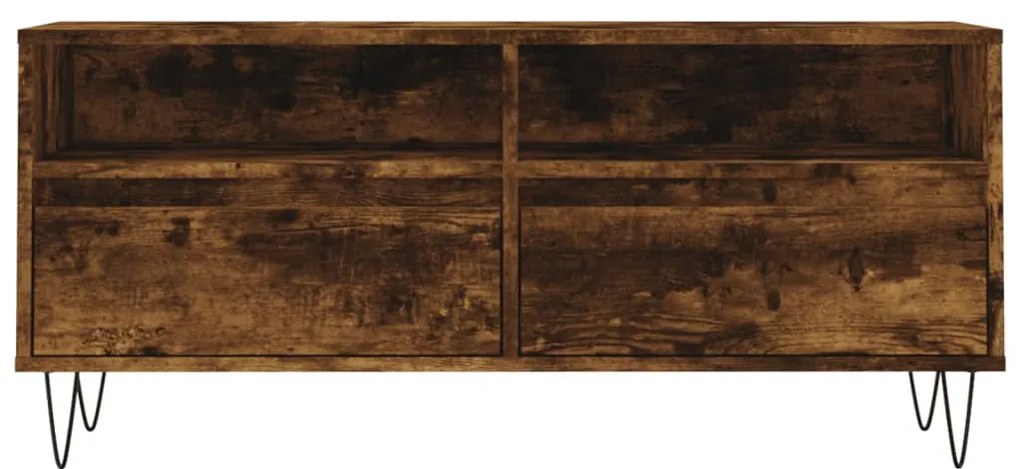 vidaXL Έπιπλο Τηλεόρασης Καπνιστή Δρυς 100x34,5x44,5 εκ. Επεξ. Ξύλο
