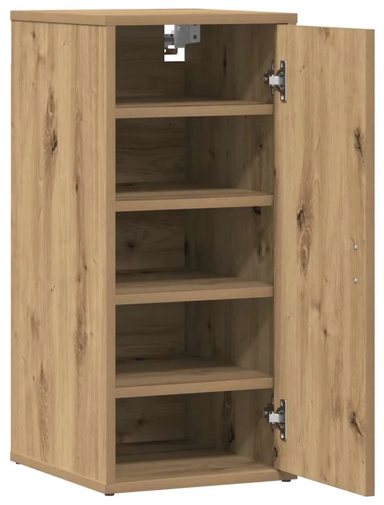 vidaXL Ντουλάπια παπουτσιών 2 τεμ Artisan Oak 32x35x70 cm