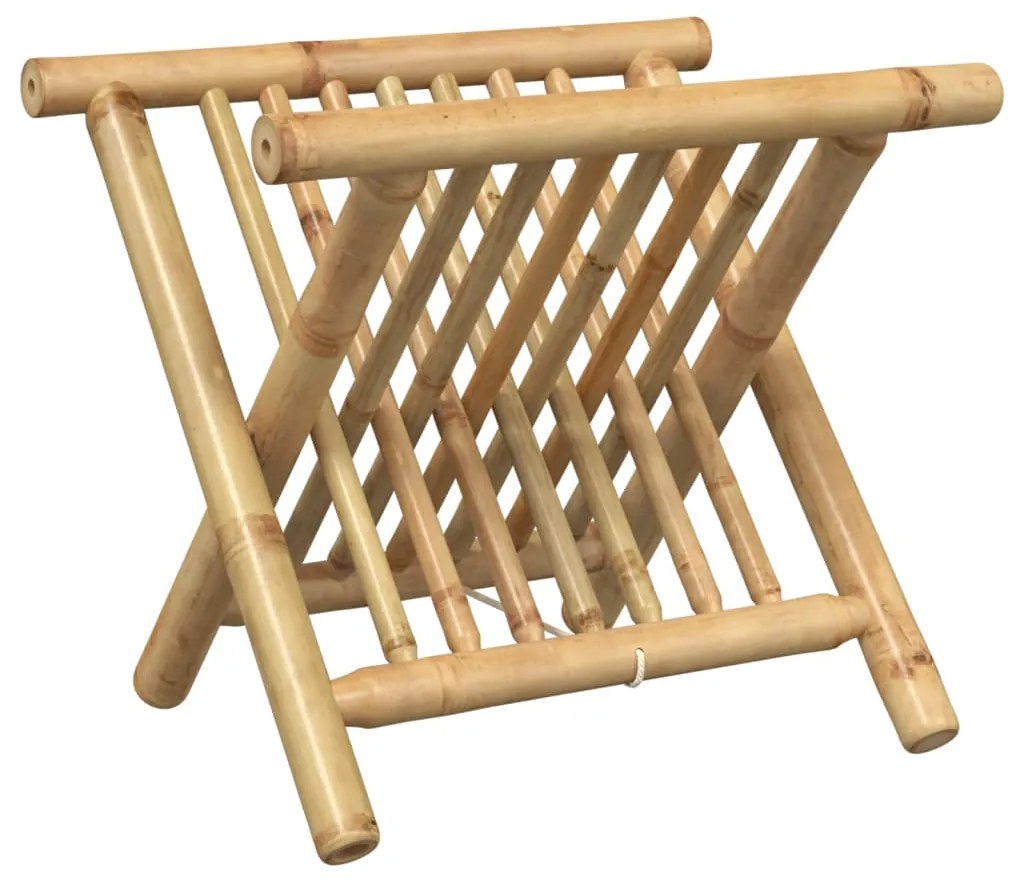 vidaXL Θήκη Περιοδικών 42 x 30,5 x 34,5 εκ. Μπαμπού