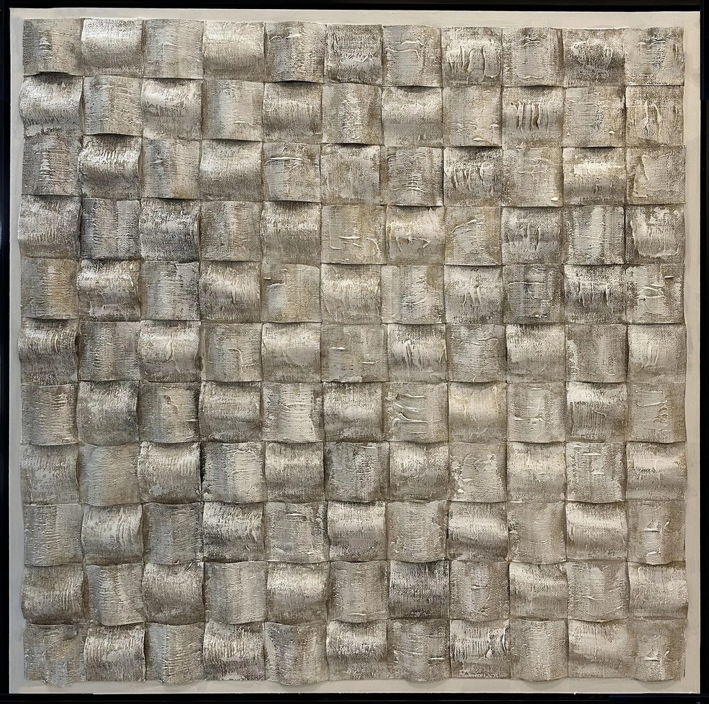 Painting S Line 120 x120 Πίνακας3D τεχνοτροπία με ύφασμα S4107-0M