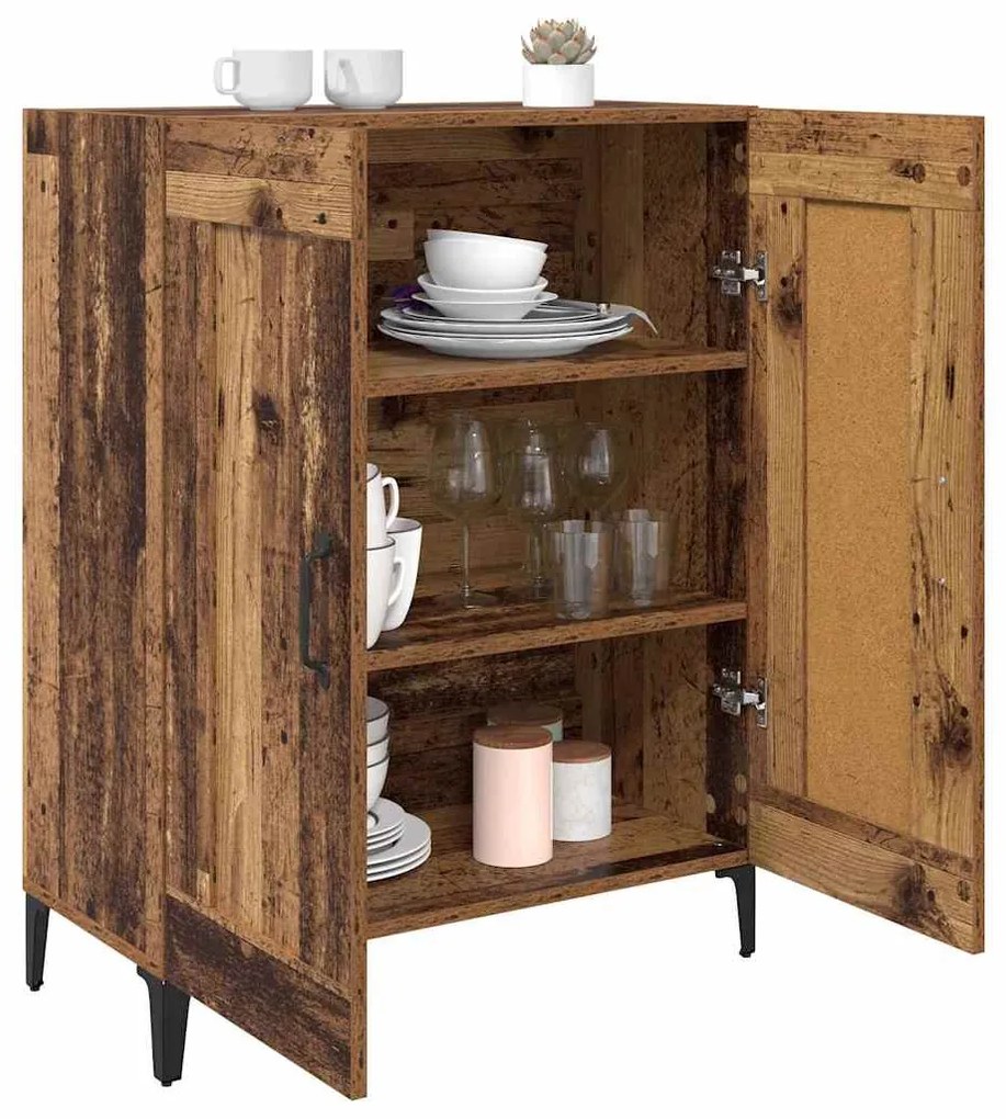 vidaXL Πλαϊνό γραφείο Παλιό Ξύλο 69,5 x 34 x 90 εκ. Επεξεργασμένο ξύλο