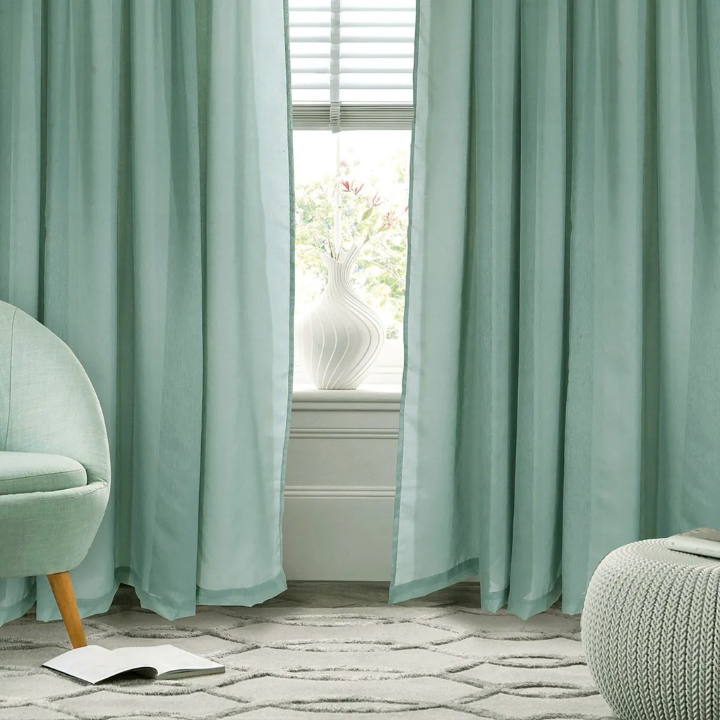 Κουρτίνα (450x270) Με Τρέσα Das Home Organza 2198 Aqua