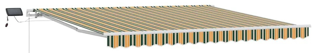 vidaXL Σκηνίτσα Αναδιπλούμενη with 400 x 350 εκ Πράσινο και κίτρινο