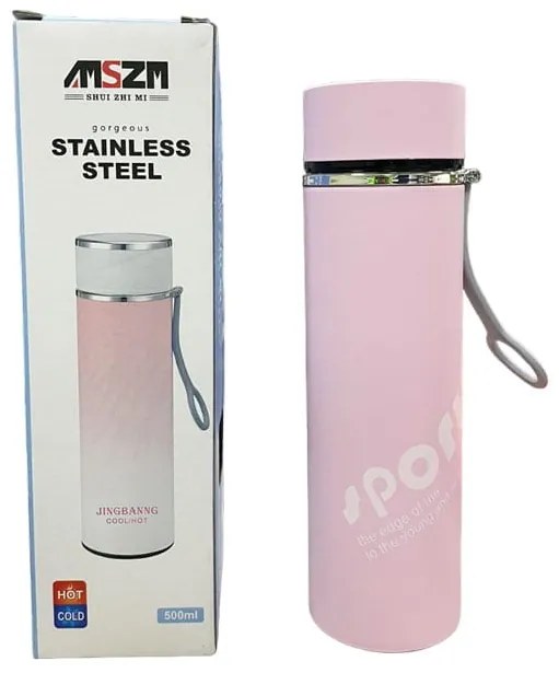 MSZM Μπουκάλι Θερμός 500mL - Stainless Steel Bottle Jingbang 777