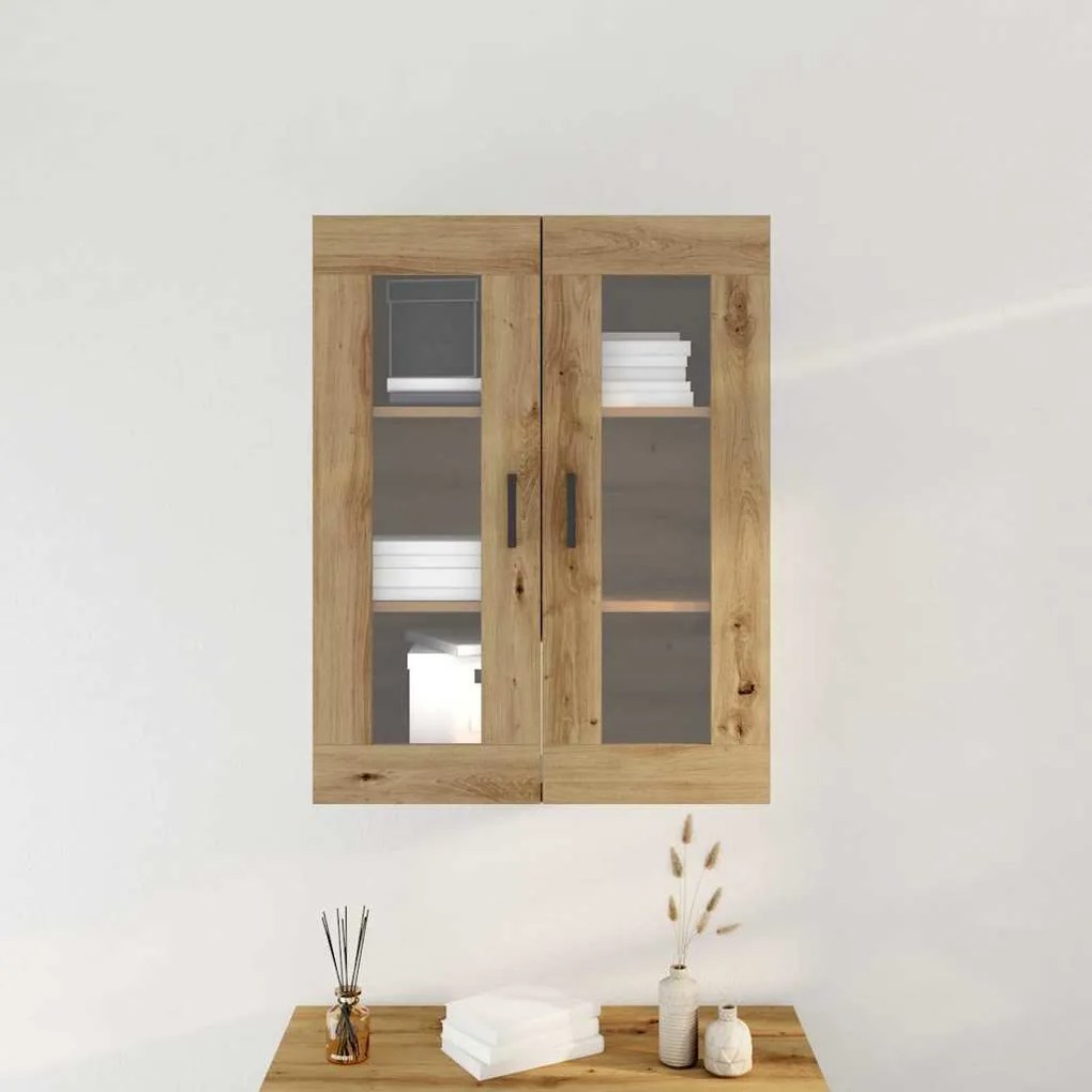 vidaXL Ντουλάπα τοίχου Επιτοίχιο artisan δρυς 69.5 x 34 x 90 εκ.