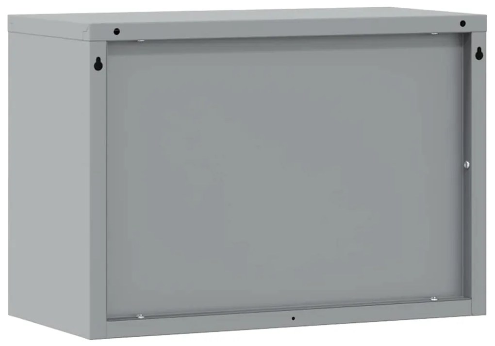 vidaXL Ντουλάπα Εργαλείων Κόκκινο και γκρι 50 x 25 x 35 εκ.