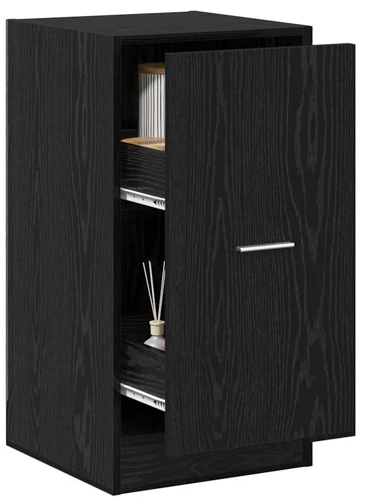 vidaXL Φαρμακοποιϊκή Ντουλάπα Μαύρη δρυς 40 x 41 x 77.5 εκ.