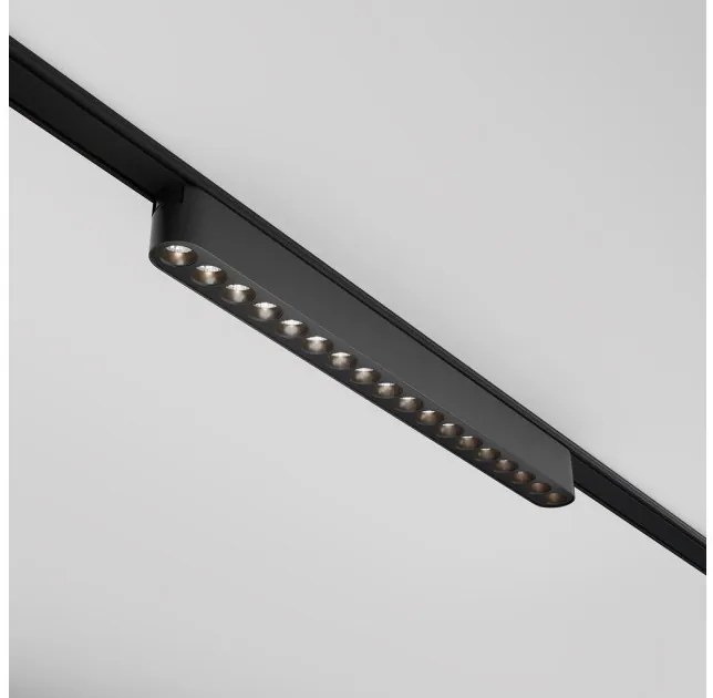 Γραμμικό Φωτιστικό Μαγνητικής Ράγας Radity LED 16W Μαύρο 3000Κ Points TR082-1-16W3K-M-B Maytoni TR082-1-18W3K-M-B