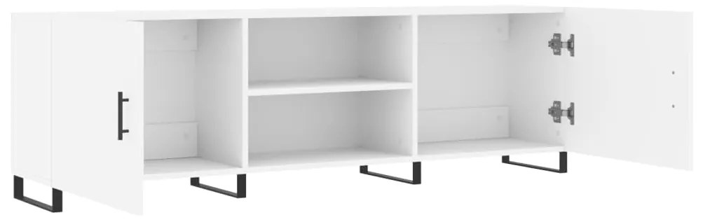 vidaXL Έπιπλο Τηλεόρασης Λευκό 150x30x50 εκ. από Επεξεργασμένο Ξύλο