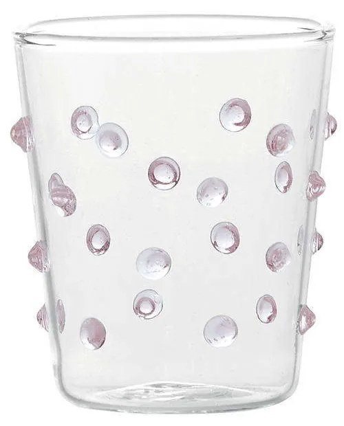 Ποτήρι Party Junior PY00308 95ml Pink-Clear Zafferano Glass