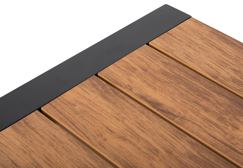 Τραπέζι GOYA Αλουμίνιο Ανθρακί και Polywood 160x80x75Υ εκ. 160x80x75 εκ.