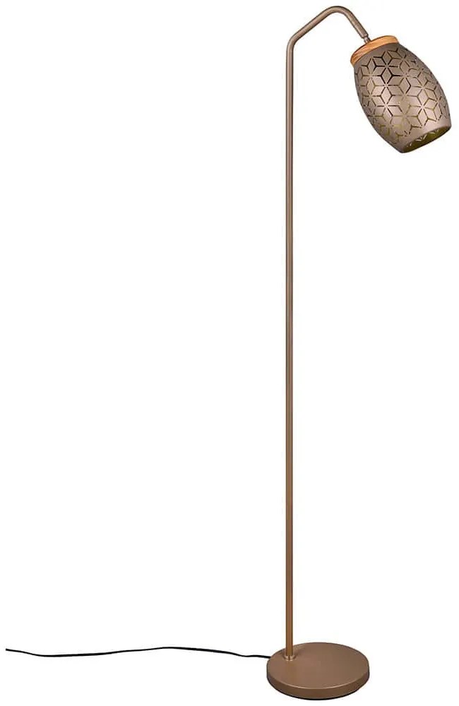 Φωτιστικό Δαπέδου Bidar R41571065 Φ22x147cm 1xE27 10W Coffee RL Lighting