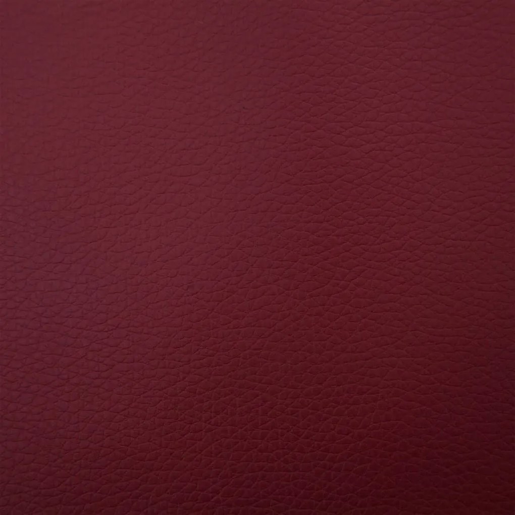 Παγκάκι Μπορντό 139,5 εκ. από Συνθετικό Δέρμα - Κόκκινο