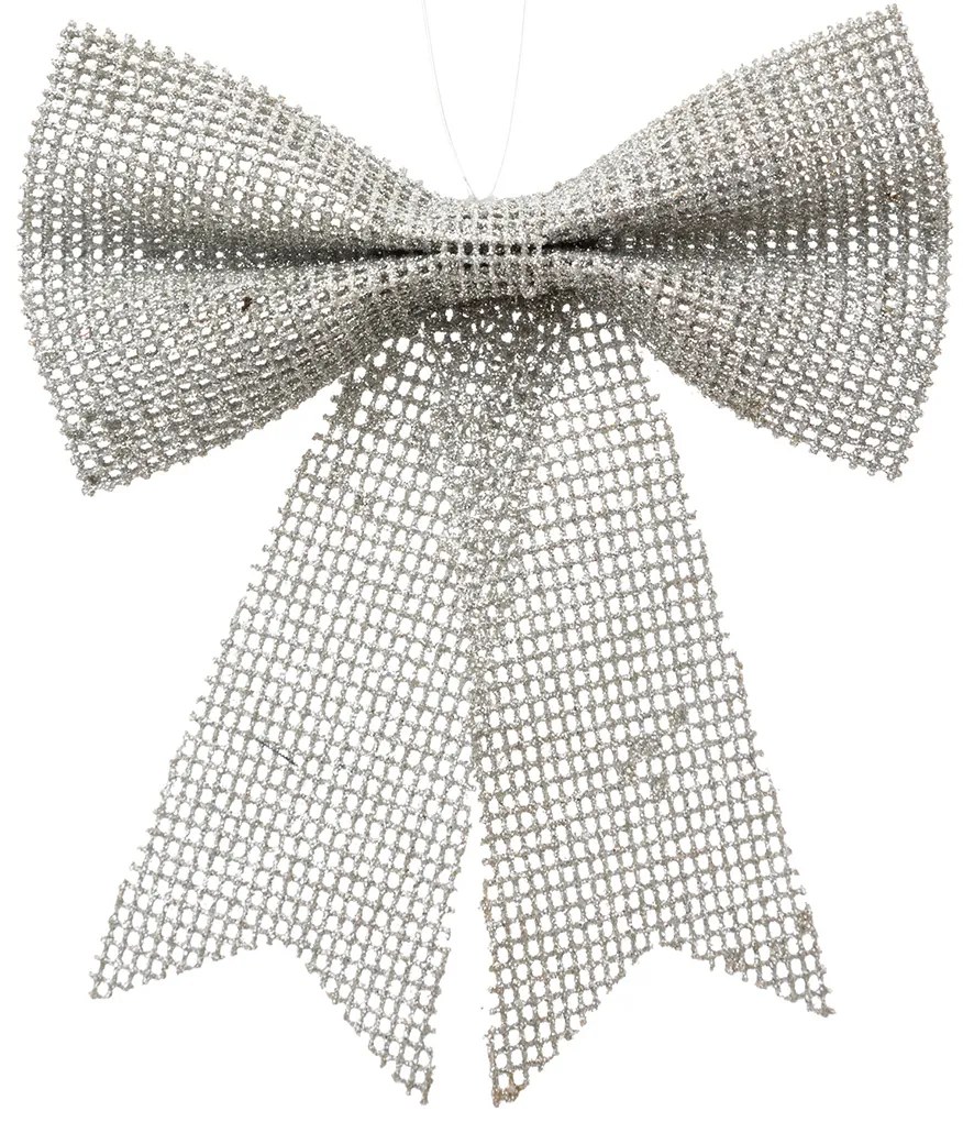 Χριστουγεννιάτικος Φιόγκος (12x13) A-S Jute Silver 192425