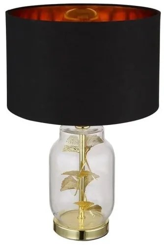 Επιτραπέζιο Φωτιστικό E27 Ginko Globo Lighting-24141M-Μαύρο-Χρυσό 24141M