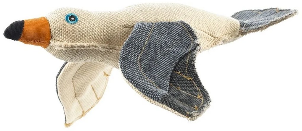 Βελούδινο Ζωάκι για Σκύλους Hunter Λευκό πολυεστέρας Γλάρος