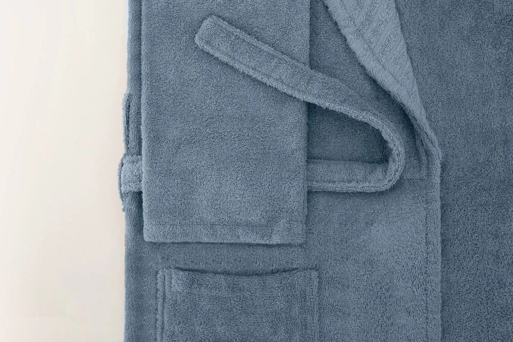 Bathrobe Set (2 Pieces) 1051A-044-1 Blue