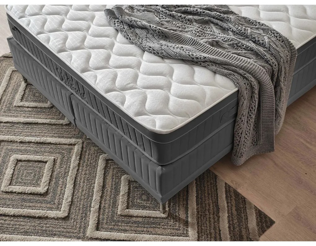 Ανατομικό Στρώμα WINART Διπλό Γκρί 160x200εκ. 160x200x28 εκ.