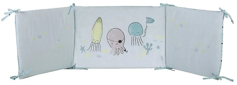 Πάντα Κούνιας Ocean Friends Aqua 60+67+60x40 - Nef-Nef Homeware