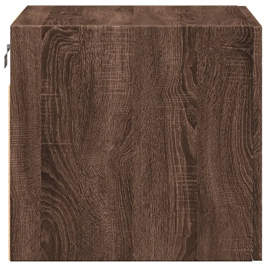 vidaXL Ντουλάπι Τοίχου Καφέ Δρυς 45x42,5x40 εκ. Επεξεργασμένο Ξύλο