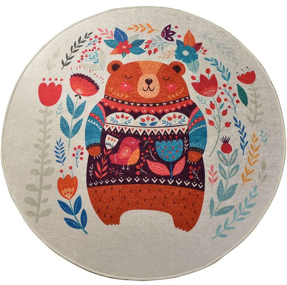 Χαλί Sweet Bear Multi Conceptum Hypnose 140X140cm Round