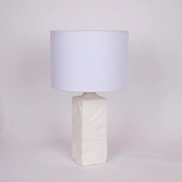 ΕΠΙΤΡΑΠΕΖΙΟ ΦΩΤΙΣΤΙΚΟ ΚΕΡΑΜΙΚΟ ΛΕΥΚΟ 28x45.5cm