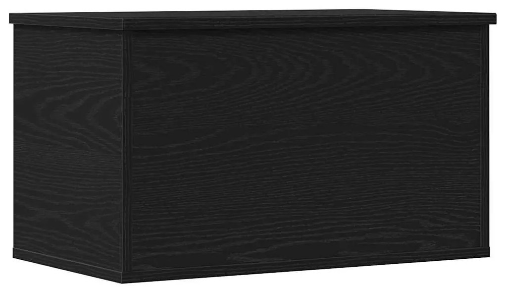 vidaXL Κουτί αποθήκευσης Μαύρη δρυς 60 x 35 x 35 cm Επεξεργασμένο ξύλο