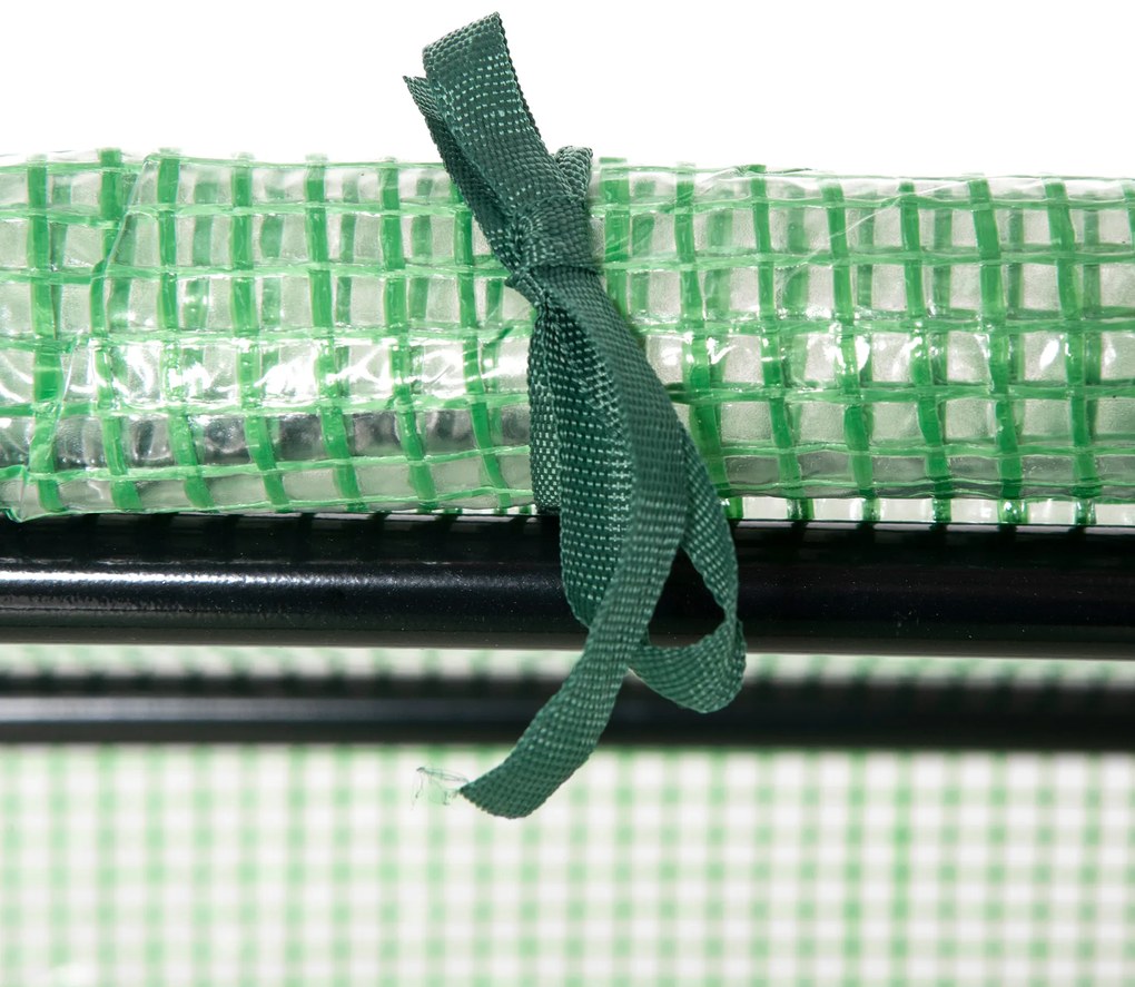 Outsunny Θερμοκήπιο με παράθυρο PE Τοματιέρα Πρώιμο κρεβάτι 120 x 60 x 60 cm Πράσινο