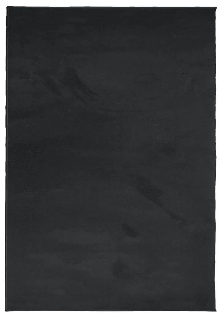 Χαλί OVIEDO με Κοντό Πέλος Μαύρο 300 x 400 εκ. - Μαύρο