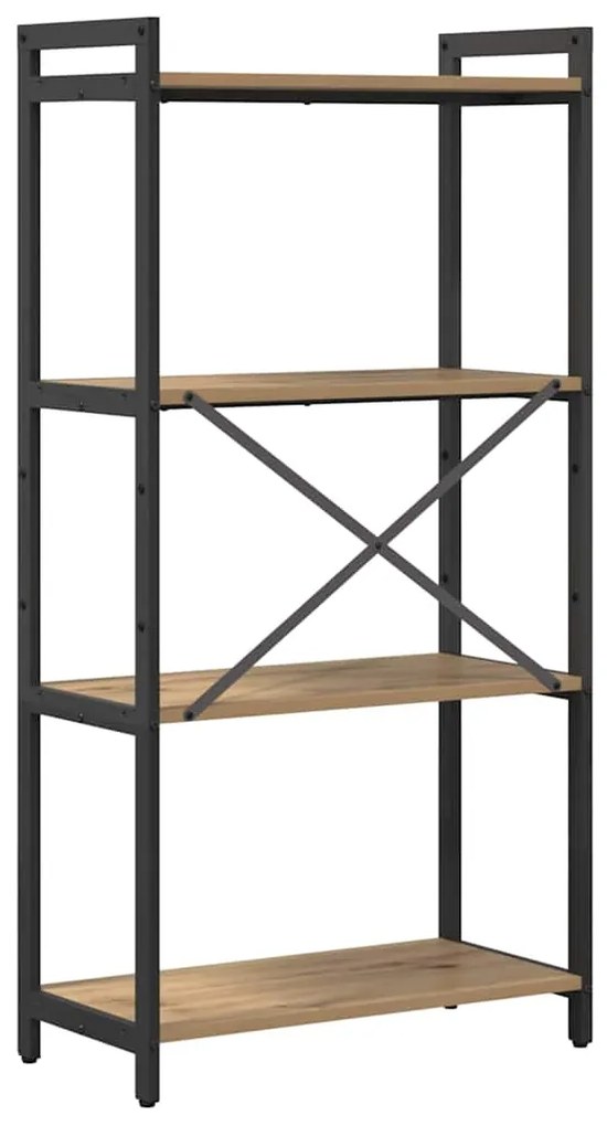 vidaXL Βιβλιοθήκη artisan δρυς 60 x 30 x 118 εκ Επεξεργασμένο ξύλο