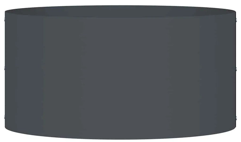 vidaXL Ζαρντινιέρες κήπου 5 pcs Ανθρακί 40 x 40 x 20 cm Ατσάλι