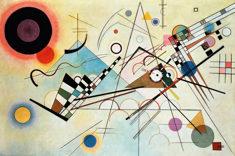 XXL Αφίσα Wassily Kandinsky - Composition VIII., Wassilly Kandinsky