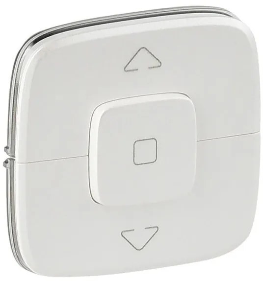 Πλακίδιο Διακόπτη Ρολών Περλέ Valena Allure 755149 Legrand-755149-Λευκό 755149