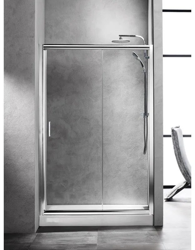Sanitec AW100 Διαχωριστικό Ντουζιέρας με Ανοιγόμενη Πόρτα 100x180cm