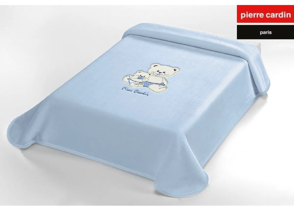 ΚΟΥΒΕΡΤΑ ΑΓΚΑΛΙΑΣ 80Χ110 PIERRE CARDIN (560) BLUE