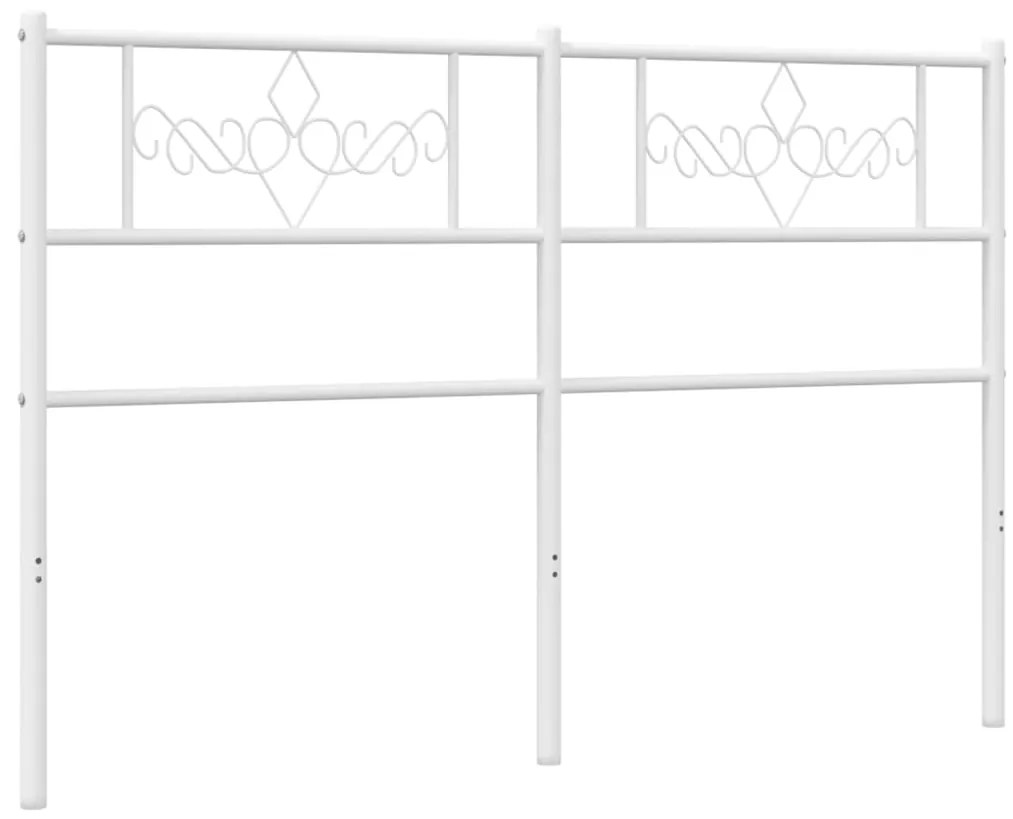 vidaXL Κεφαλάρι Λευκό 160 εκ. Μεταλλικό