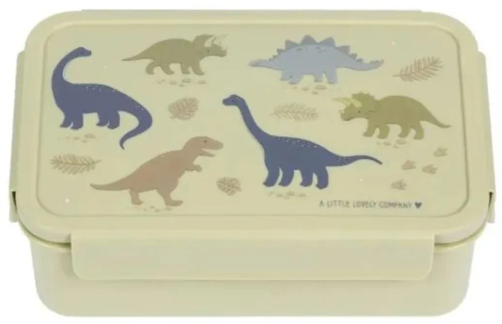 Φαγητοδοχείο Με Χωρίσματα 1.2lt (22x14.5x7) Α Little Lovely Company Dinosaurs SBDIGR58