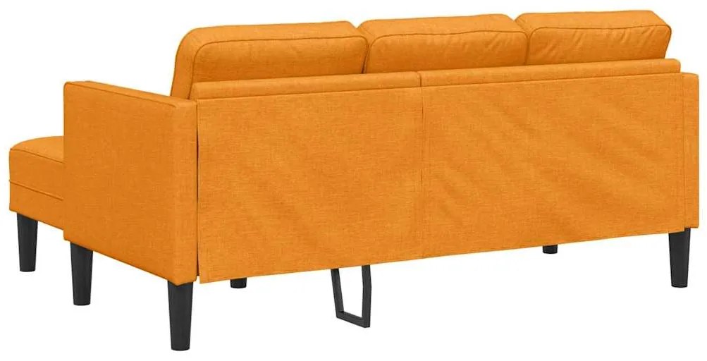 vidaXL Σετ Καναπέ Σκούρο κίτρινο 173 x 131 x 67 εκ ύφασμα
