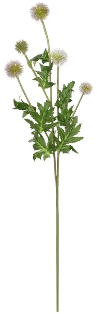 Τεχνητό Λουλούδι Bouqet 21366 70cm Green-Pink GloboStar Πολυαιθυλένιο
