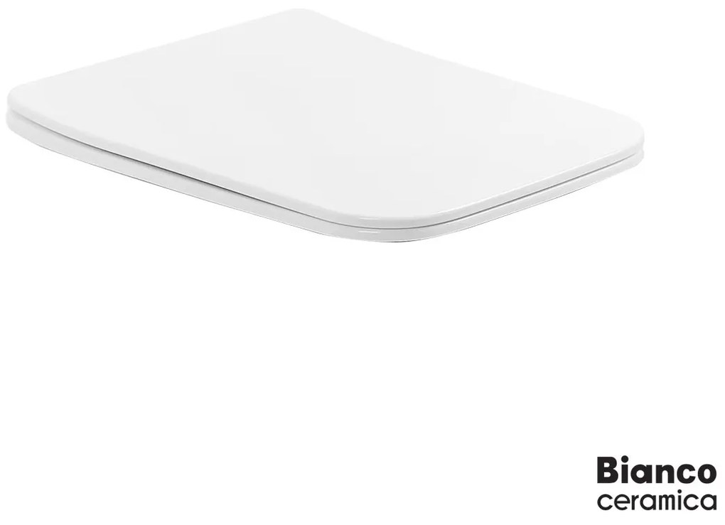 Κάλυμμα Λεκάνης LX110 Slim Soft Close, Bianco Ceramica White 9630SC-300