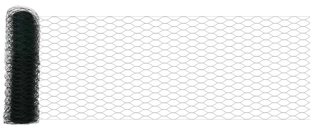 vidaXL Περίφραξη Hexagon Πράσινη 0.6x50 μ Χάλυβα