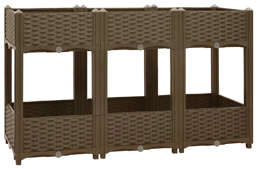 vidaXL Ζαρντινιέρα 120 x 40 x 71 εκ. από Πολυπροπυλένιο