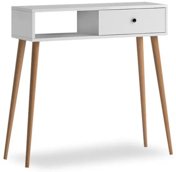 Κονσόλα μελαμίνης Napoli Megapap λευκό 90x29x88εκ. GP022-0070,1-GP022-0070,1-Λευκό GP022-0070,1