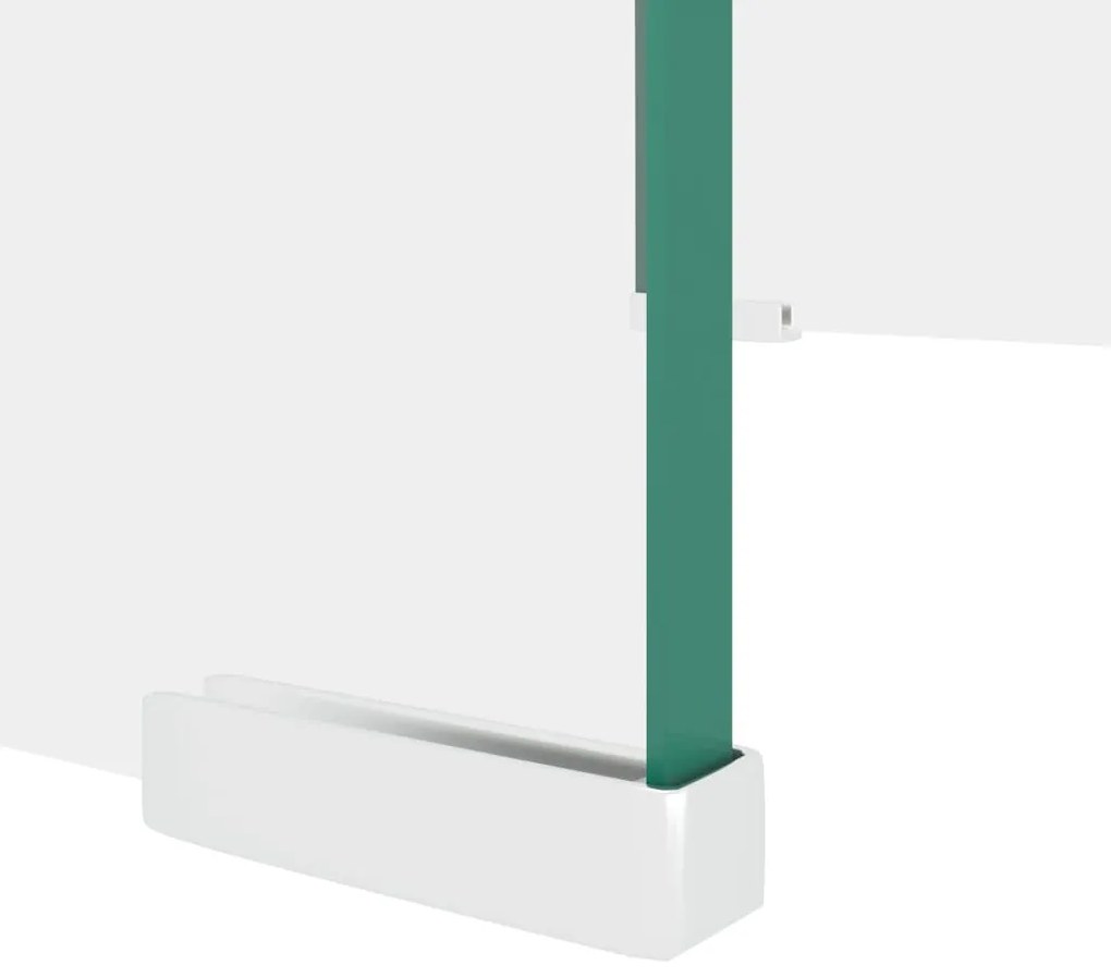 vidaXL Βάση Τηλεόρασης/Οθόνης Διάφανη 40 x 25 x 11 εκ. Γυάλινη