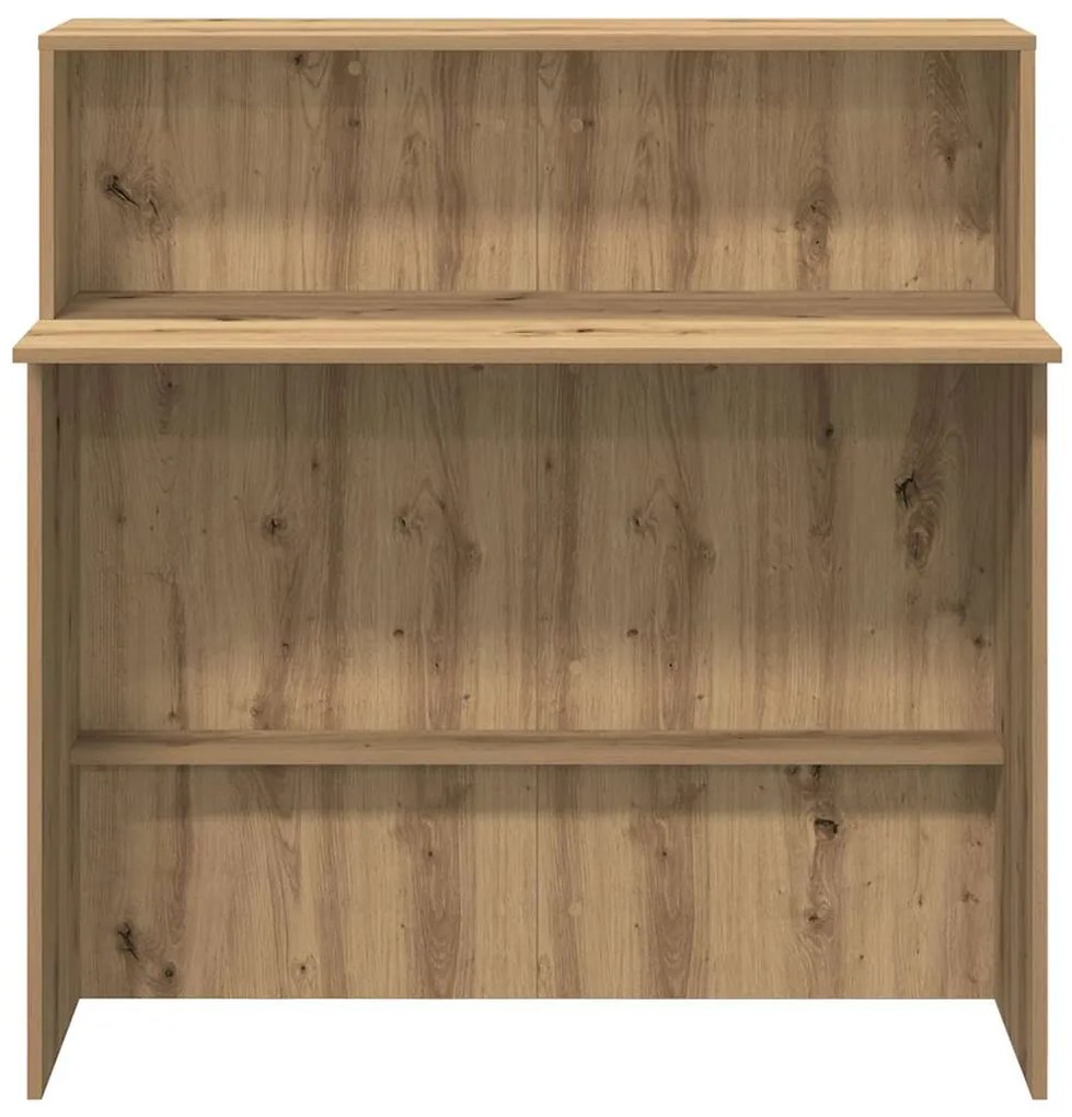 vidaXL Γραφείο υποδοχής 100x50x103,5 εκ. Επεξεργασμένο Ξύλο