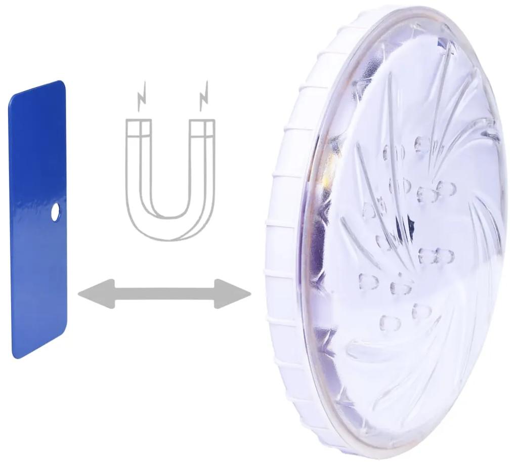 vidaXL Φωτιστικό Πισίνας LED Υποβρύχιο/Πλωτό Λευκό με Τηλεχειριστήριο