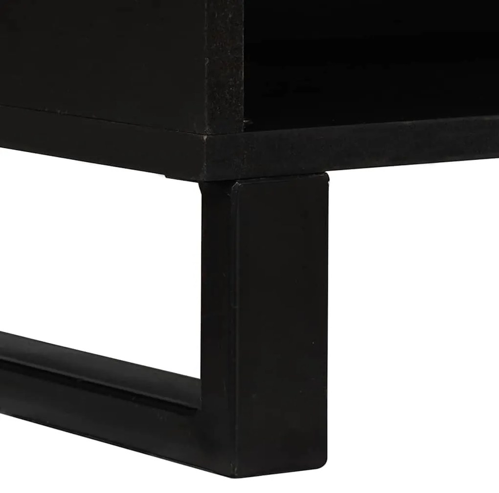 vidaXL Έπιπλο Τηλεόρασης Καφέ 80 x 33 x 46 εκ Μασίφ ξύλο μάνγκο