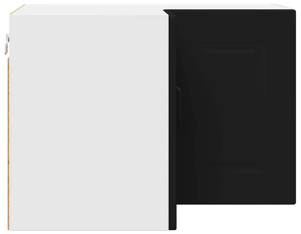 vidaXL Ντουλάπα Κουζίνας Μαύρο 57 x 57 x 40 εκ. Επεξεργασμένο ξύλο